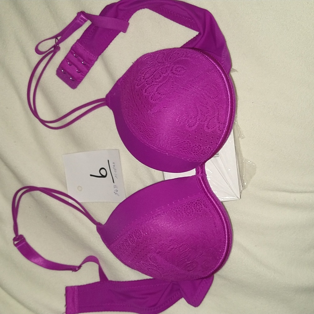 Women's bra, purple, size 36B by Mopas